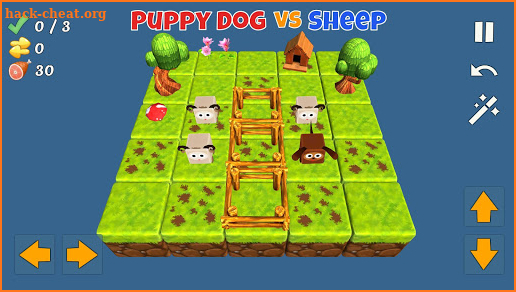 Puppy Dog vs Sheep - Fun Puzzle Game screenshot