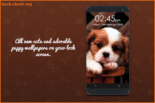 Puppy Passcode Lock Screen screenshot