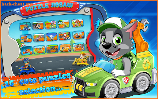 Puppy Puzzle Car screenshot