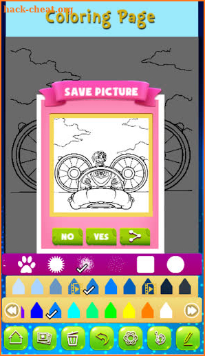 Puppy Super Dog Coloring Book - Animated screenshot