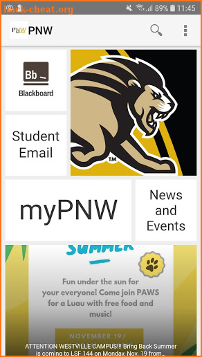 Purdue Northwest Mobile App screenshot