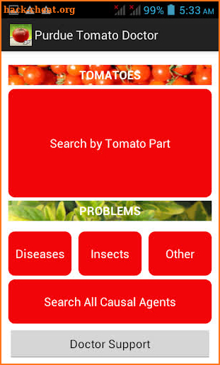 Purdue Tomato Doctor screenshot