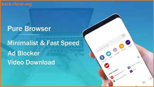 Pure Browser - Fast & Privacy & Ad Blocker screenshot