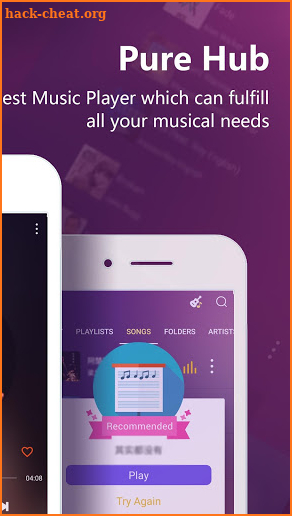 PureHub - Free Music Player screenshot
