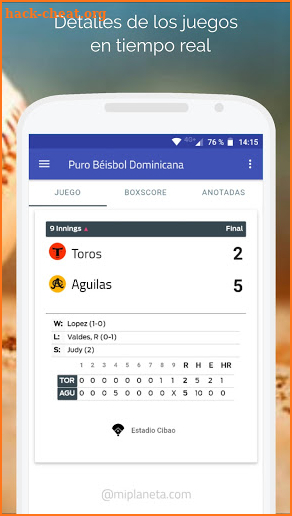 Puro Béisbol Dominicana screenshot