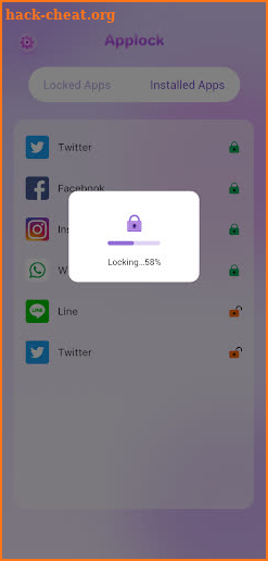 Purple Applock & Fast Internet screenshot