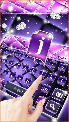 Purple Diamond Keyboard screenshot