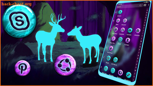 Purple Forest Theme Launcher screenshot