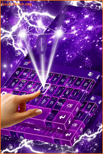 Purple Glitter Keyboard screenshot