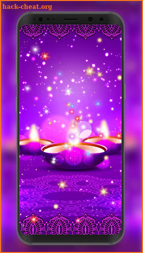 Purple Glitter Wallpaper screenshot
