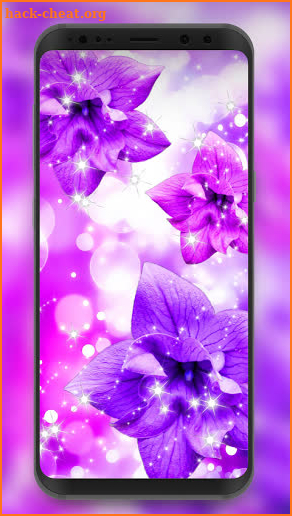 Purple Glitter Wallpaper screenshot