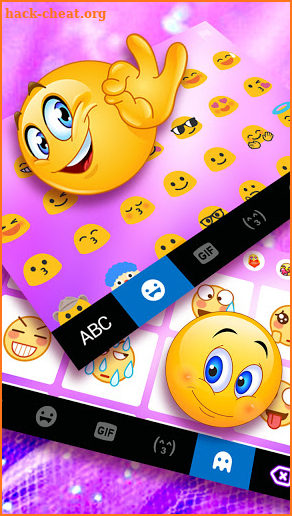 Purple Jello SMS Keyboard Background screenshot