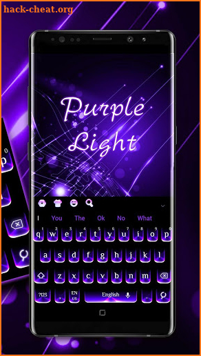 Purple Light Keyboard screenshot