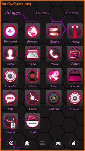 Purple Man GO Launcher Theme screenshot