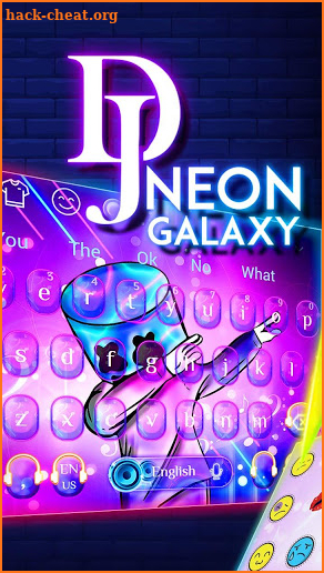 Purple Neon DJ Keyboard screenshot