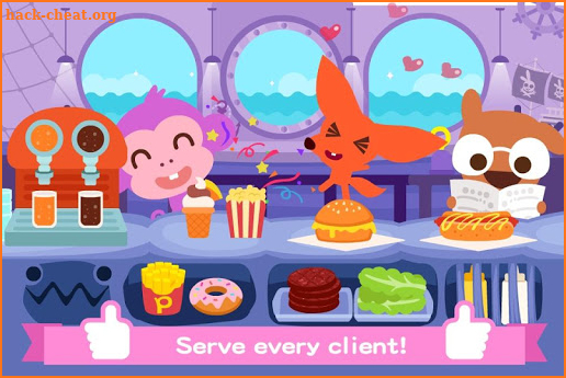 Purple Pink Snackery English screenshot