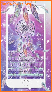 Purple Starry Dream Keyboard screenshot