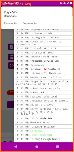 PurpleVPN - DNSTT Plugin screenshot