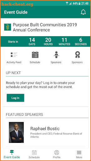 Purpose Built Conference screenshot
