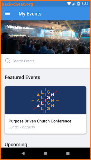 Purpose Driven Events screenshot