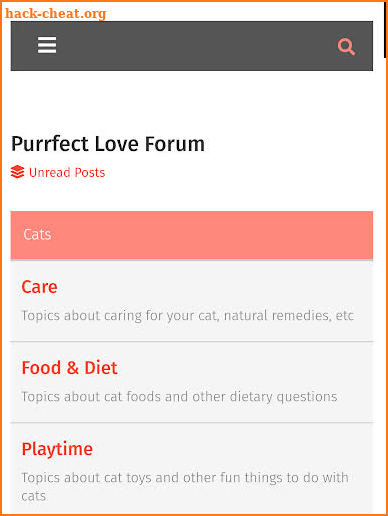 Purrfect Love - Cat Blog screenshot