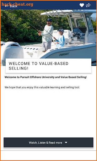 Pursuit Offshore University screenshot