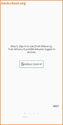 Push Delivery (Tablet Push, Sub Device Push) screenshot
