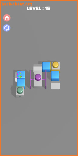 Push them all 3D - Smart block puzzle game screenshot
