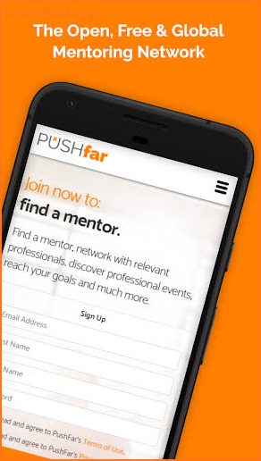PushFar - The Mentoring Network screenshot