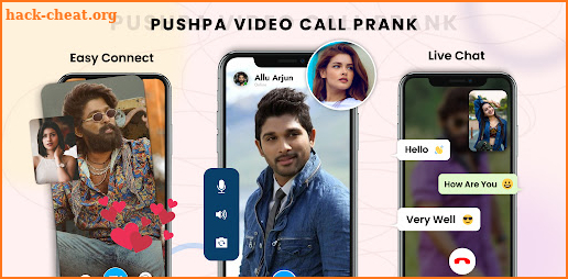 Pushpa Video Call Chat Prank screenshot
