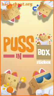 Puss In Box Sticker for Facebook screenshot