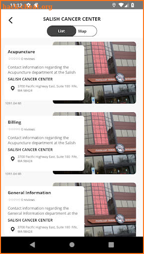 Puyallup Tribe Directory screenshot