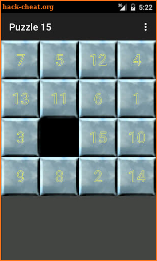 Puzzle 15 Android Wear screenshot