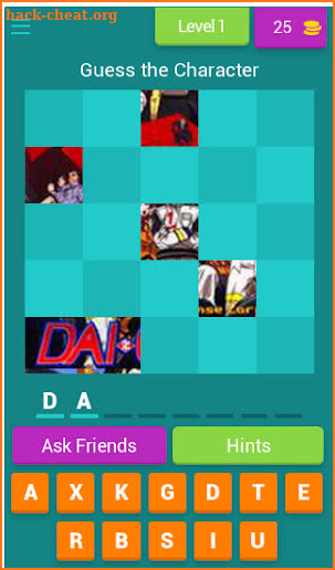 Puzzle  - Cartoon quiz - Guess the Character - 02 screenshot