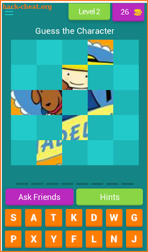 Puzzle  - Cartoon quiz - Guess the Character - 04 screenshot