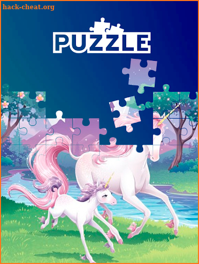 Puzzle de unicornio screenshot