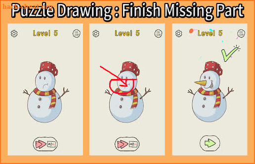 Puzzle Drawing : Finish Missing Part screenshot