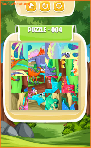 puzzle for kids with dinosaurs screenshot