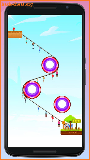 Puzzle Game - Rope Rescue Zipline screenshot