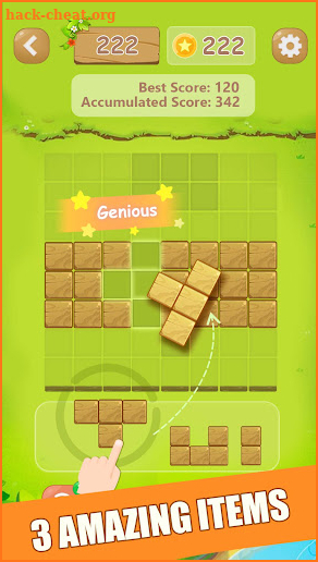 Puzzle Green Blocks screenshot