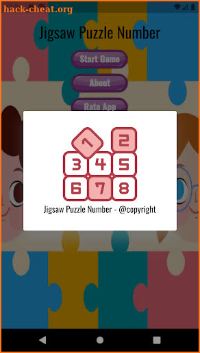 Puzzle jigsaw Number screenshot
