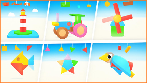 Puzzle Shapes - 3D Building Blocks for Kids screenshot