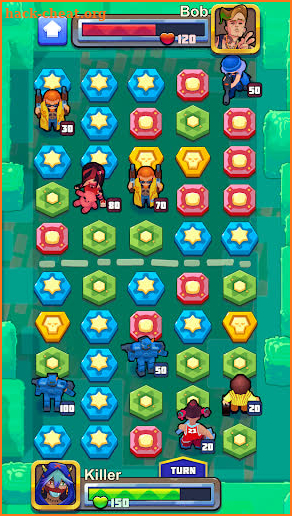 Puzzle Wars: Heroes screenshot