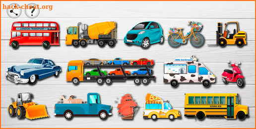 Puzzles for kids boys and girls - cars, transport screenshot