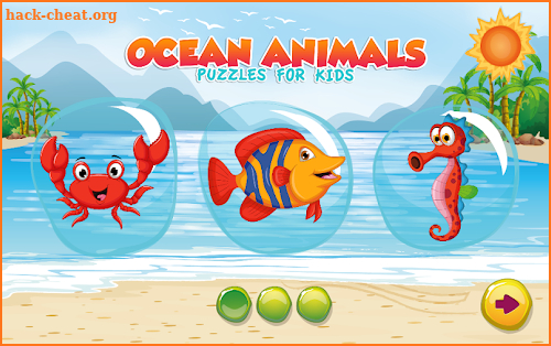 Puzzles for kids Ocean Animals screenshot