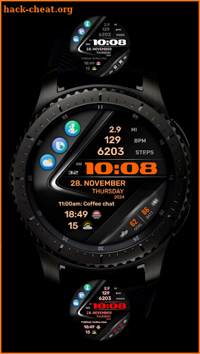 PW105 Universal Watch Face screenshot