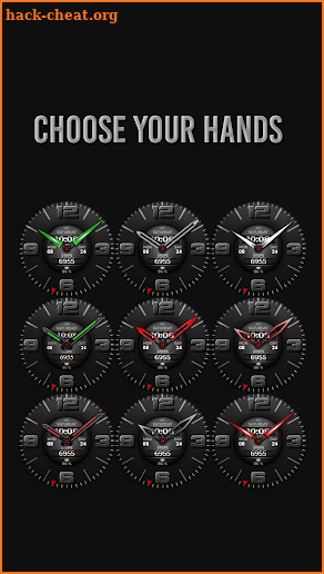 PW107 CustomHand Watch Face screenshot