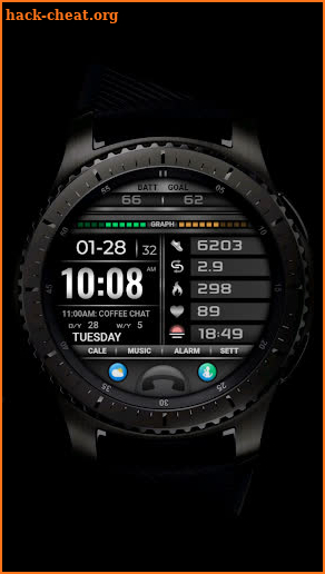 PW108 Smart Data Watch Face screenshot