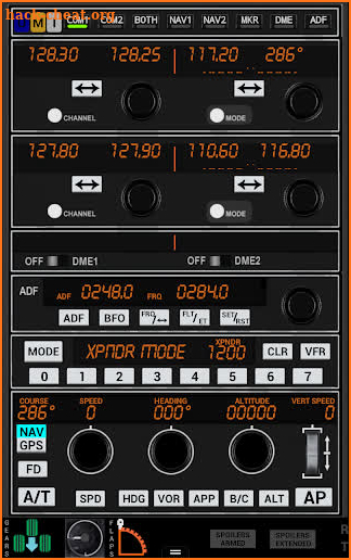 PW372 Radio Stack MS FS 2020 screenshot