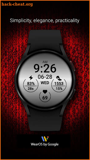 PW77 - Simple Lady Watch Face screenshot
